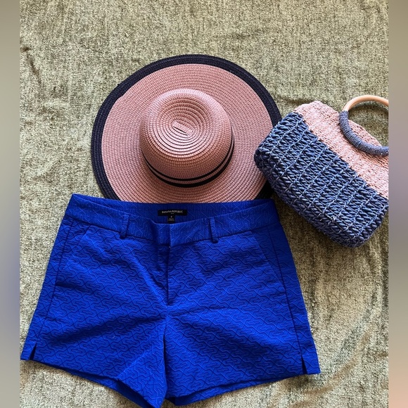 Banana Republic Pants - Banana Republic Women Blue Shorts